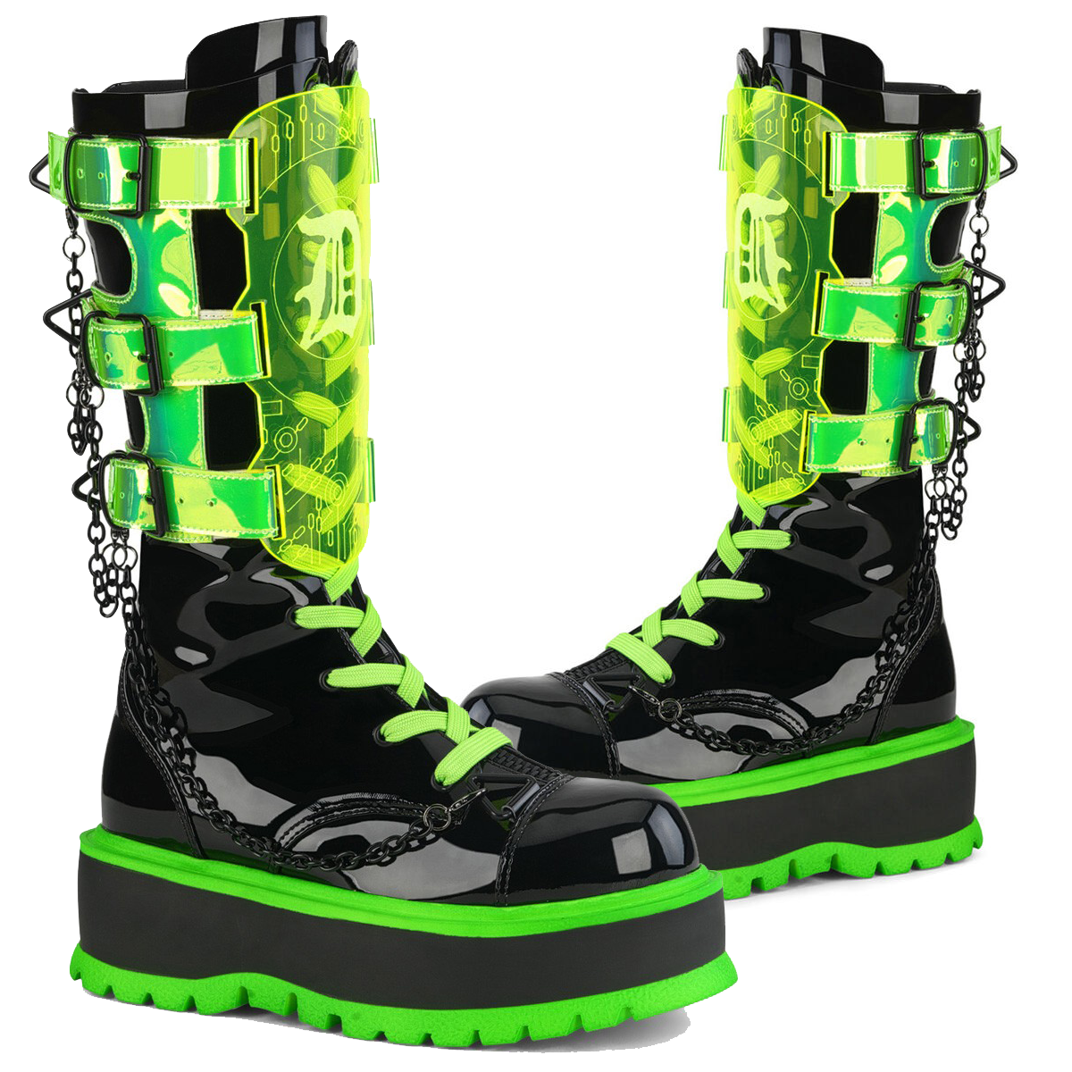 DEMONIACULT SLACKER-156 UV Pvc Vegan