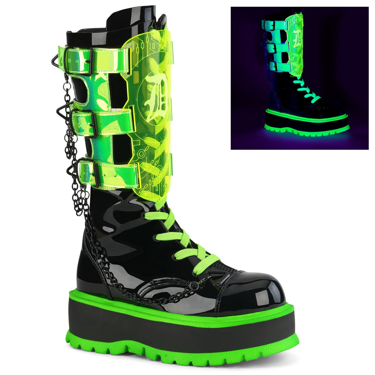 DEMONIACULT SLACKER-156 UV Pvc Vegan