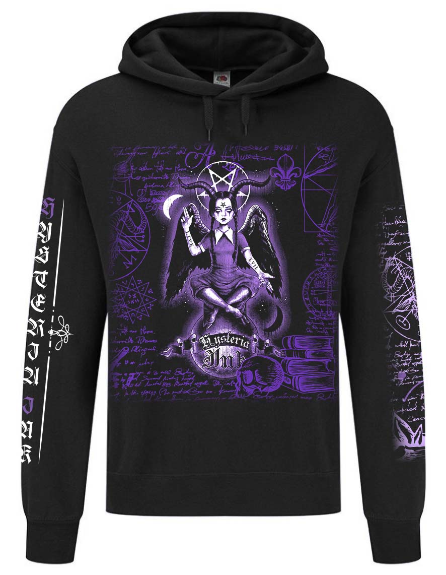 Felpa Tatto Cult Mercoledì viola
