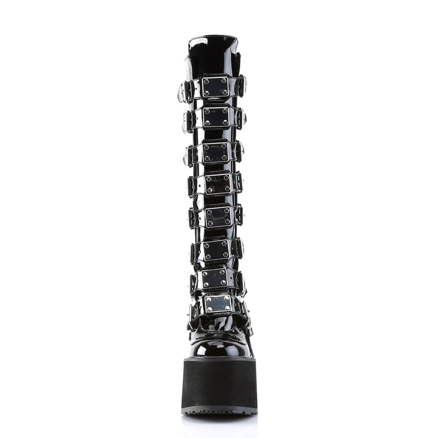 DEMONIACULT SWING-815 Black Lucid Veagen Leather