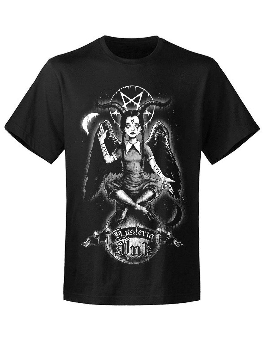 T-shirt Tatoo Cult Mercoledì bianca