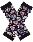 Manicotti Creepy Candy Hearts in maglia