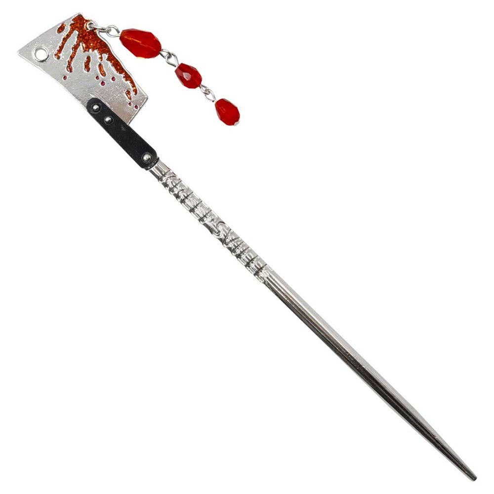 Kreepsville - Bacchetta per Capelli con Goccia di Sangue Cleaver
