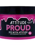 Attitude Hair Dye - Tinta per capelli Proud UV rosa, vegana, cruelty-free