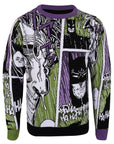 Heroes Inc. Europe B.V. - Maglione lavorato a maglia DC Comics Batman Joker Manga