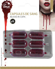 P'tit Clown - Capsule di sangue finto - Confezione da 6