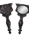 Alchemy England - Specchio a Mano Sacro Gatto (Nero) (Specchio)