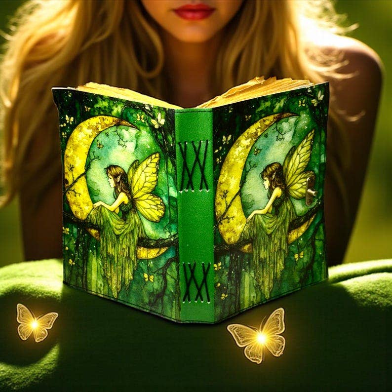 Leatherooze - Diario Grimorio in Pelle delle Fate – Libro di 200 Pagine