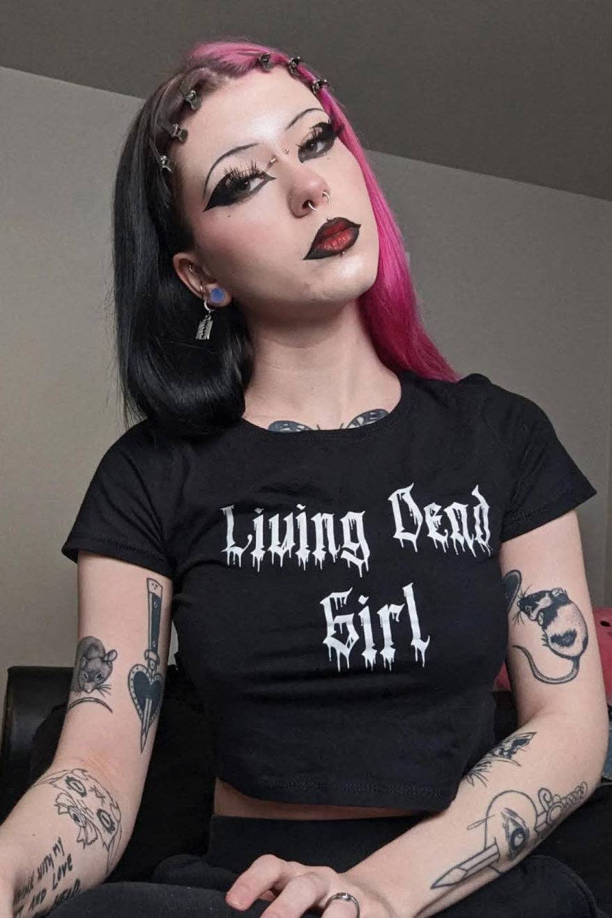 Top corto Living Dead Girl