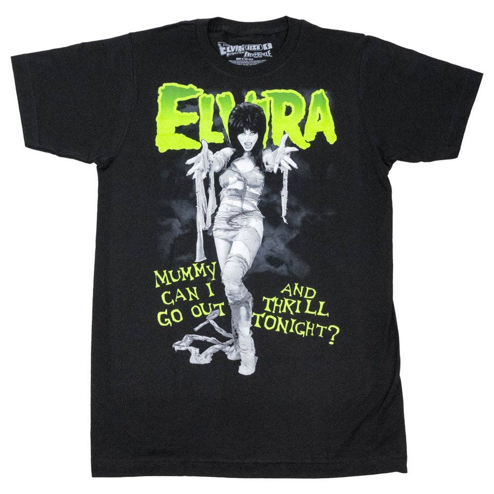 Kreepsville - Maglietta Uomo Elvira Mummy Thrill Tonight