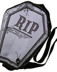 SPOOKY RIP COFFIN INSULATED LUNCH BAG