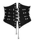 Punk rave corsetto con rivetti