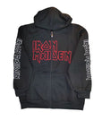 Hoodie Iron Maiden The trooper 2 layer con stampe