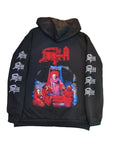 Hoodie Death Scream Bloody Gore 2 layer con stampe