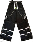 Pantaloni Cargo Black & White Skull