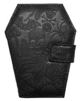 Portafoglio EMBOSSED SKULL COFFIN