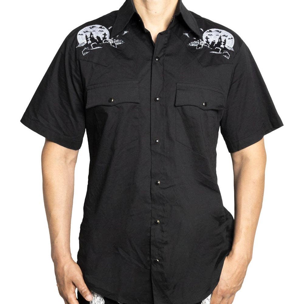 Kreepsville - Camicia Western da Cimitero Notturno