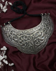 Quirky Fashions - Collana Tribale Ossidato in Argento Antico Fatta a Mano