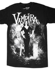 Kreepsville - Maglietta da uomo Vampira Cemetery Mist