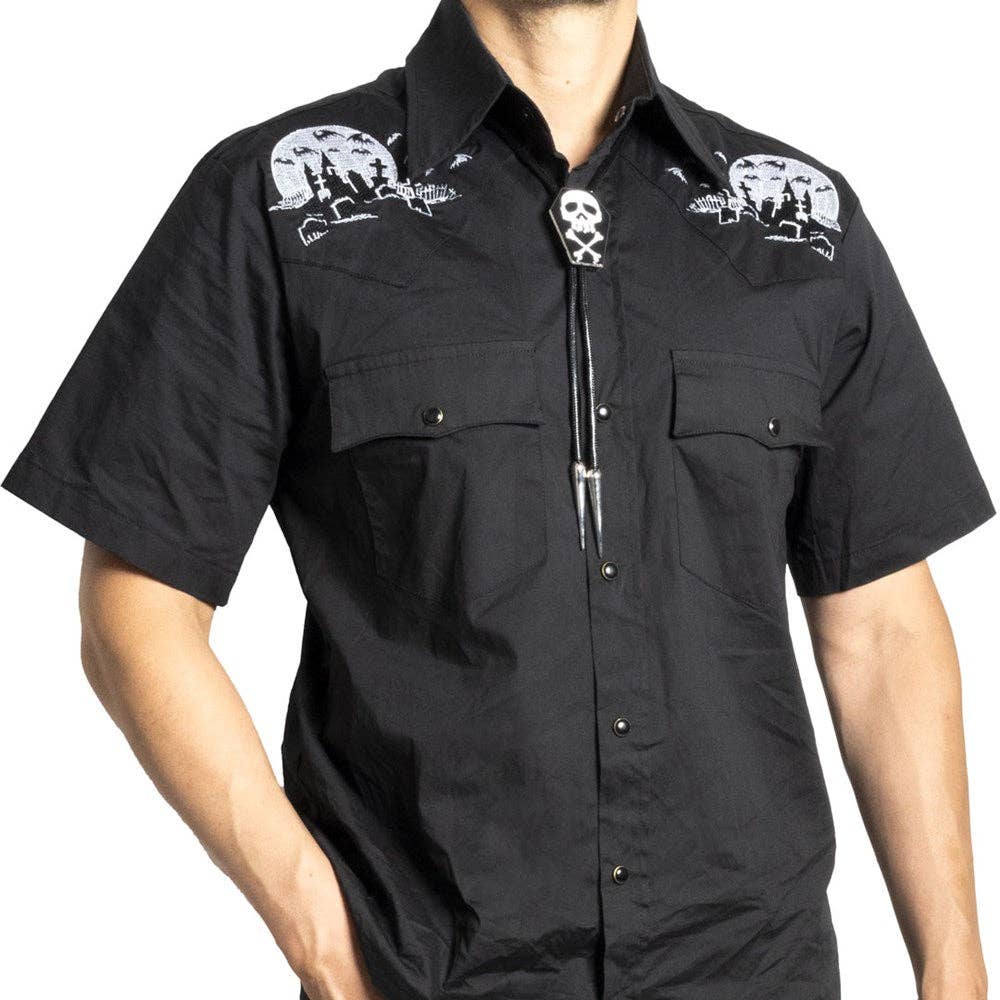 Kreepsville - Camicia Western da Cimitero Notturno