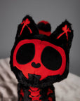 vampirefreaks - Skelekitty Peluche [Edizione Limitata Ossa Rosse]