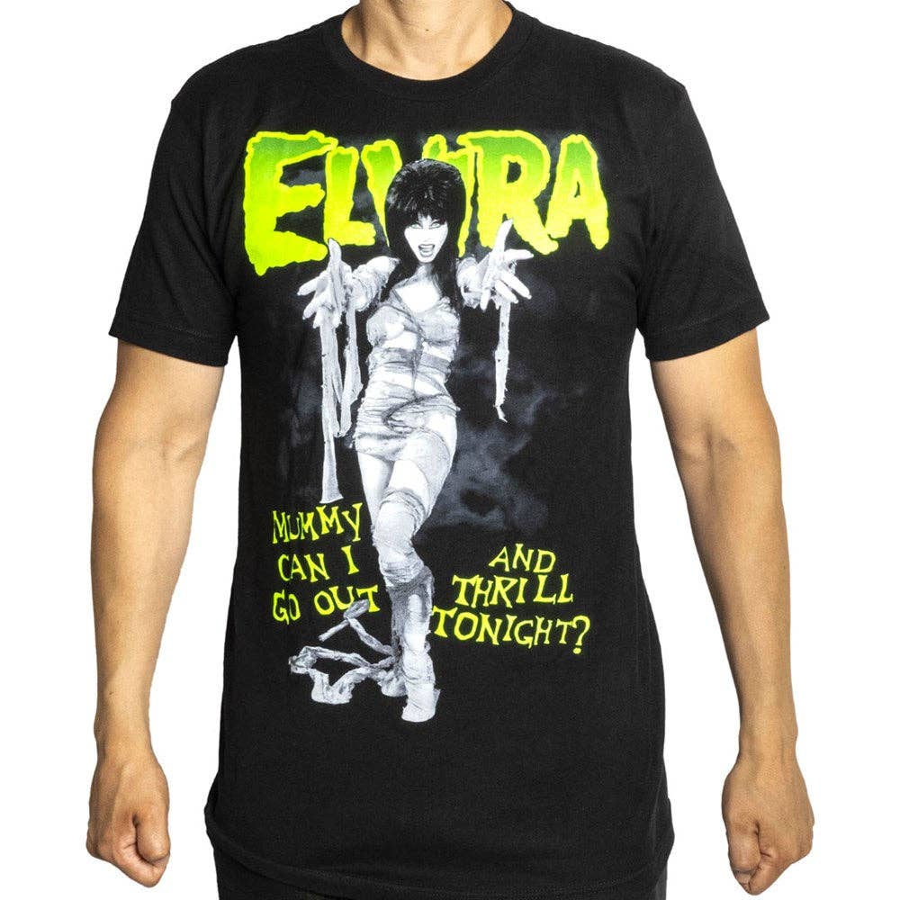 Kreepsville - Maglietta Uomo Elvira Mummy Thrill Tonight