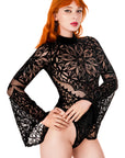 ROSARIUM BODYSUIT Body with a gothic rosette