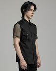 Punk rave Camicia uomo punk goth