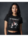 Rock Off Crop Top - My Chemical Romance : Three Cheers (Black)