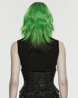 Punk Rave - Corsetto Underbust con manette e borchie