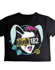 Rock Off Crop Top - Blink 182 : Blind Date (Black)