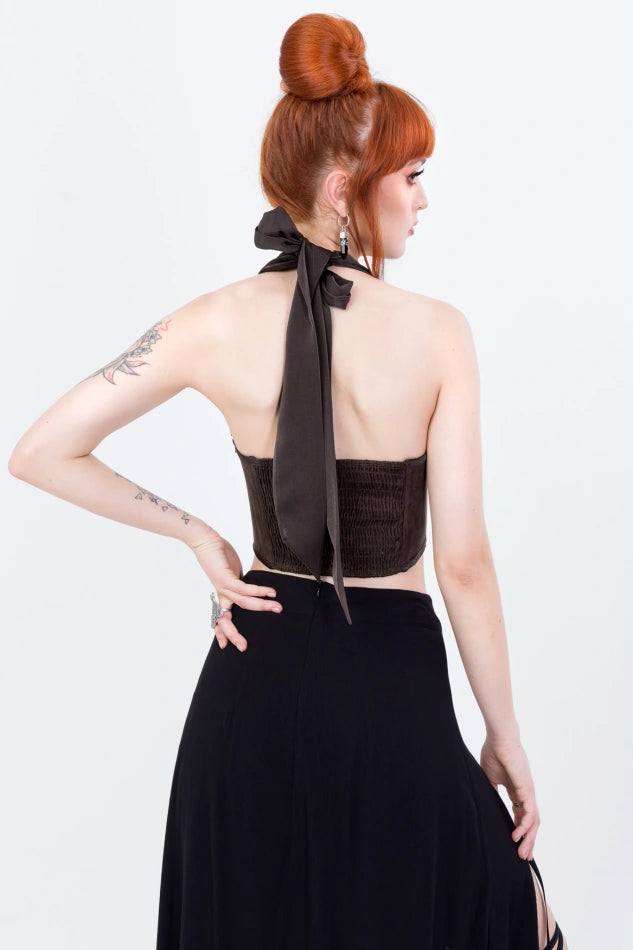 RESTYLE CINNAMORA CORSET TOP