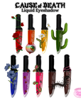 Makeup A Murder Cause of Death liquid EyeShadows