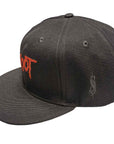 Rock Off - Cappellino Snapback unisex Slipknot: stella a 9 punte (grigio antracite) (stampa laterale)