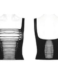Punk rave - Maia Slashed Tank Top