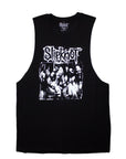 Rock Off Vest T-shirt - Slipknot: Album Splatter (Black) (Back Print)
