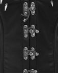Corsetto Overbust Steampunk in Ecopelle con borchie a punta(sartoriale)