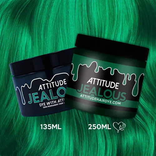 XL 250 ml size Attitude Hair Dye - Tinta per capelli Jealous, vegana, cruelty-free