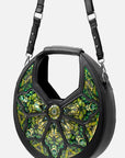 RESTYLE BORSA A TRACOLLA BOTANICAL GREENHOUSE BAG - BLACK