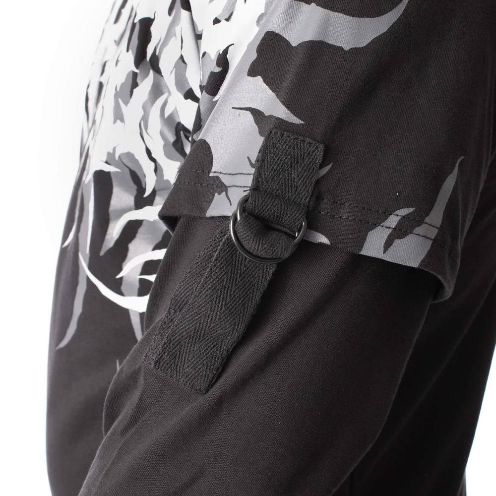 Heartless - Maglione Akumu Top (Black/Grey)
