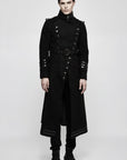 Punk RAVE - Cappotto Militare lungo nero