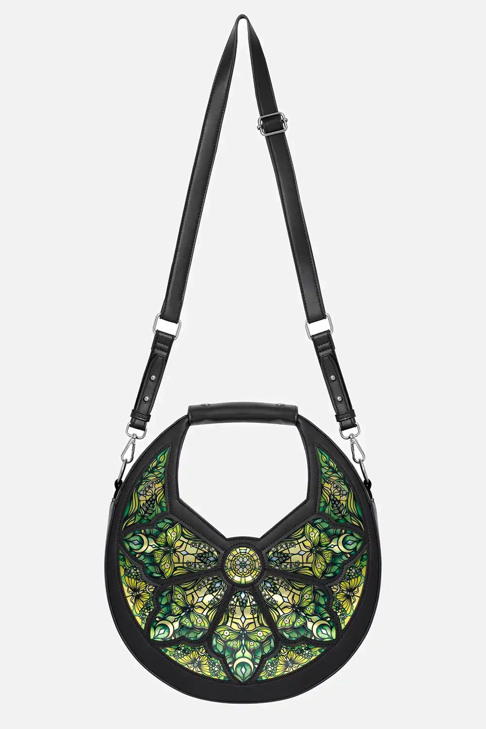 RESTYLE BORSA A TRACOLLA BOTANICAL GREENHOUSE BAG - BLACK