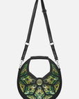 RESTYLE BORSA A TRACOLLA BOTANICAL GREENHOUSE BAG - BLACK