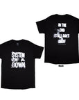 Rock Off T-Shirt -  System Of A Down: All Goes Away (Black) (Back Print)