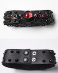 Punk Rave - Choker con occhio demoniaco