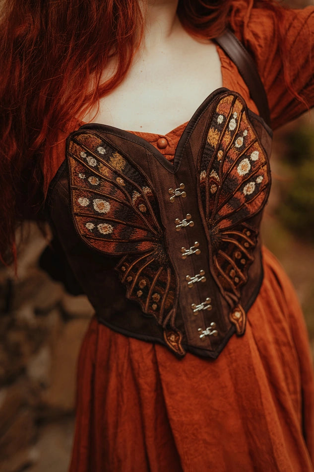 RESTYLE CINNAMORA CORSET TOP
