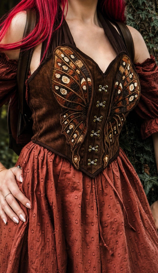 RESTYLE CINNAMORA CORSET TOP