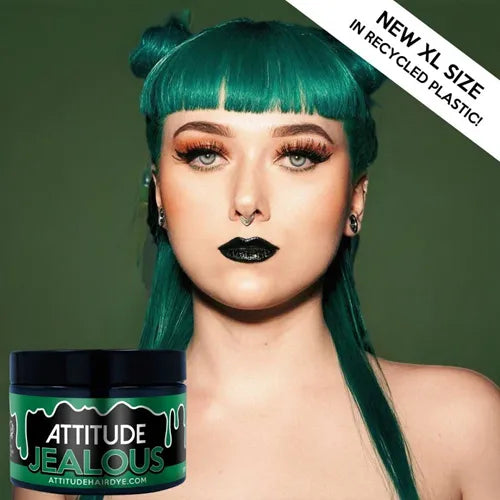 XL 250 ml size Attitude Hair Dye - Tinta per capelli Jealous, vegana, cruelty-free