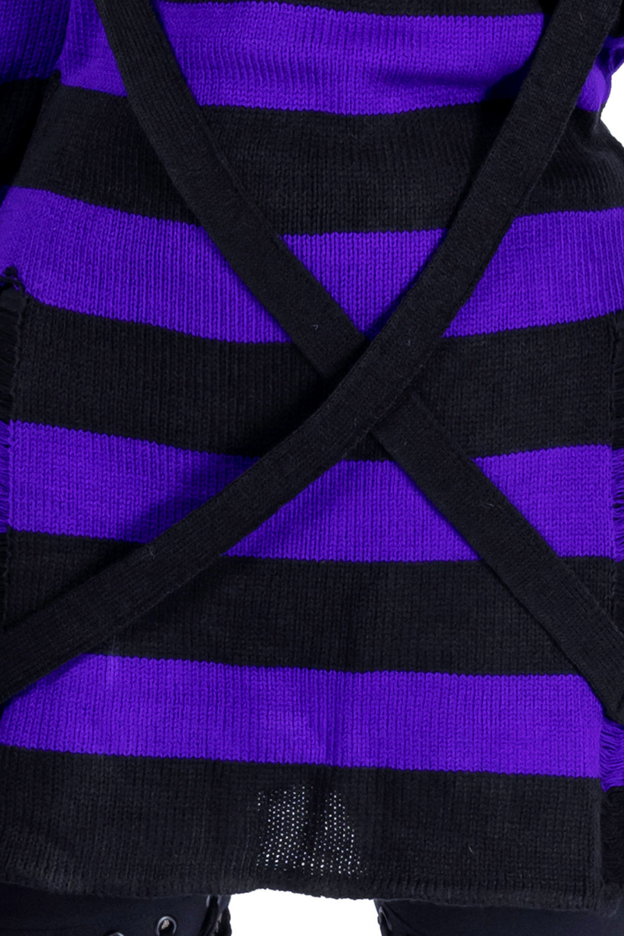 Heartless - Maglione Oriana Jumper (Black/ Purple)