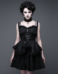 Vestito corto gothic romatic balze